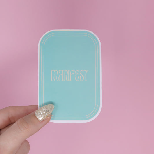 Manifest Blue Sticker