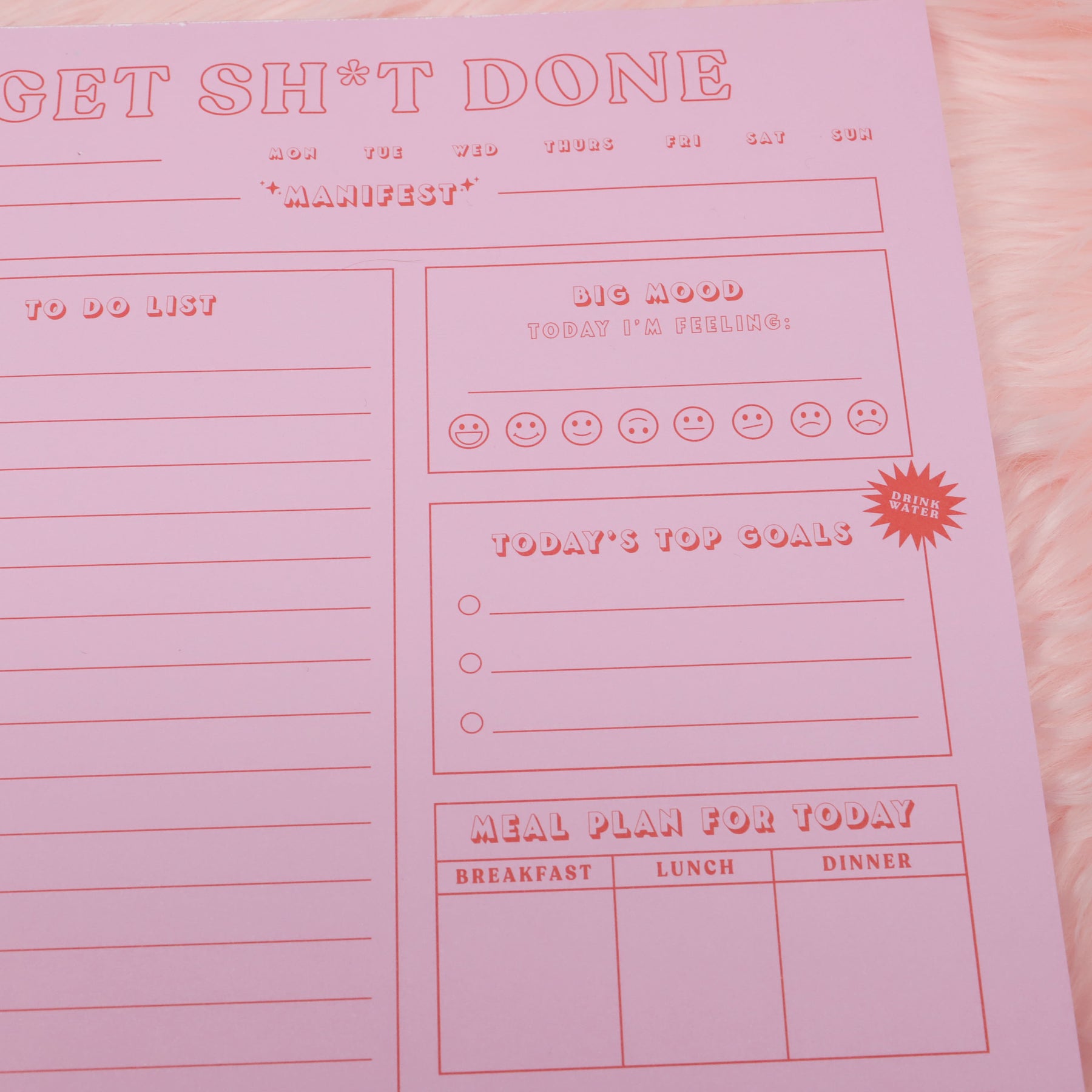  To Do List Notebook for Men: Get Shit Done Planner