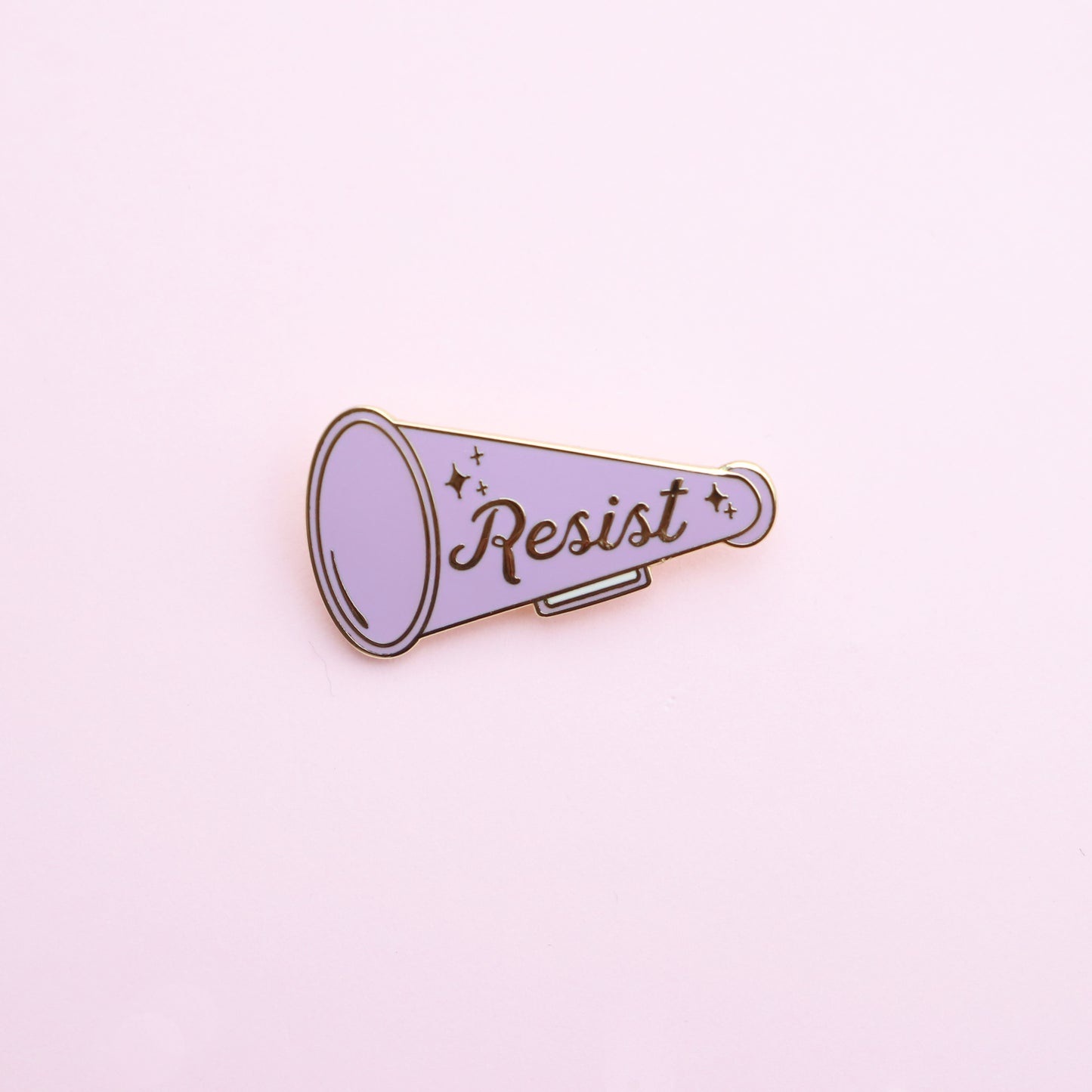 Resist enamel pin