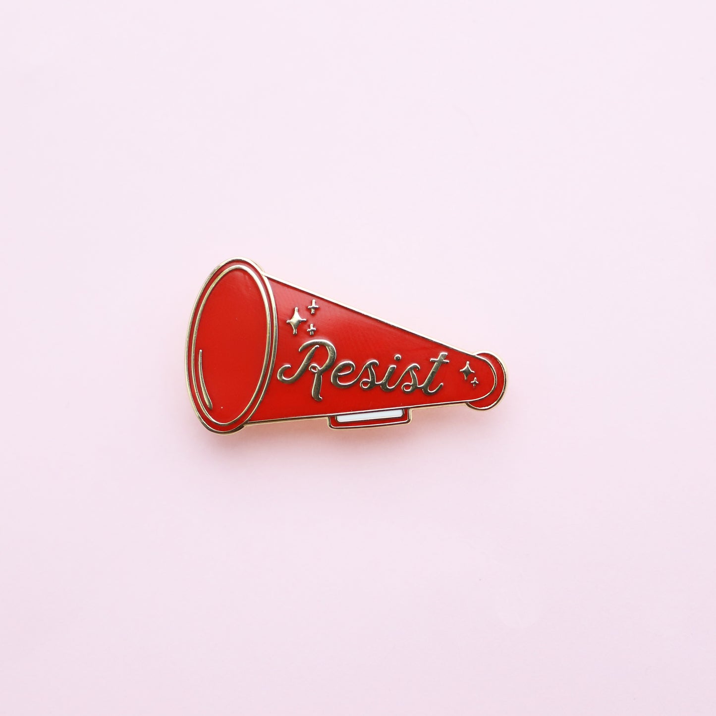 Resist enamel pin