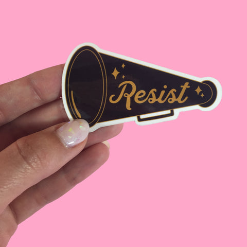 Resist sticker